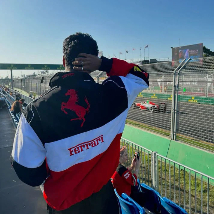 Classic Racing Jacket – F1 Style