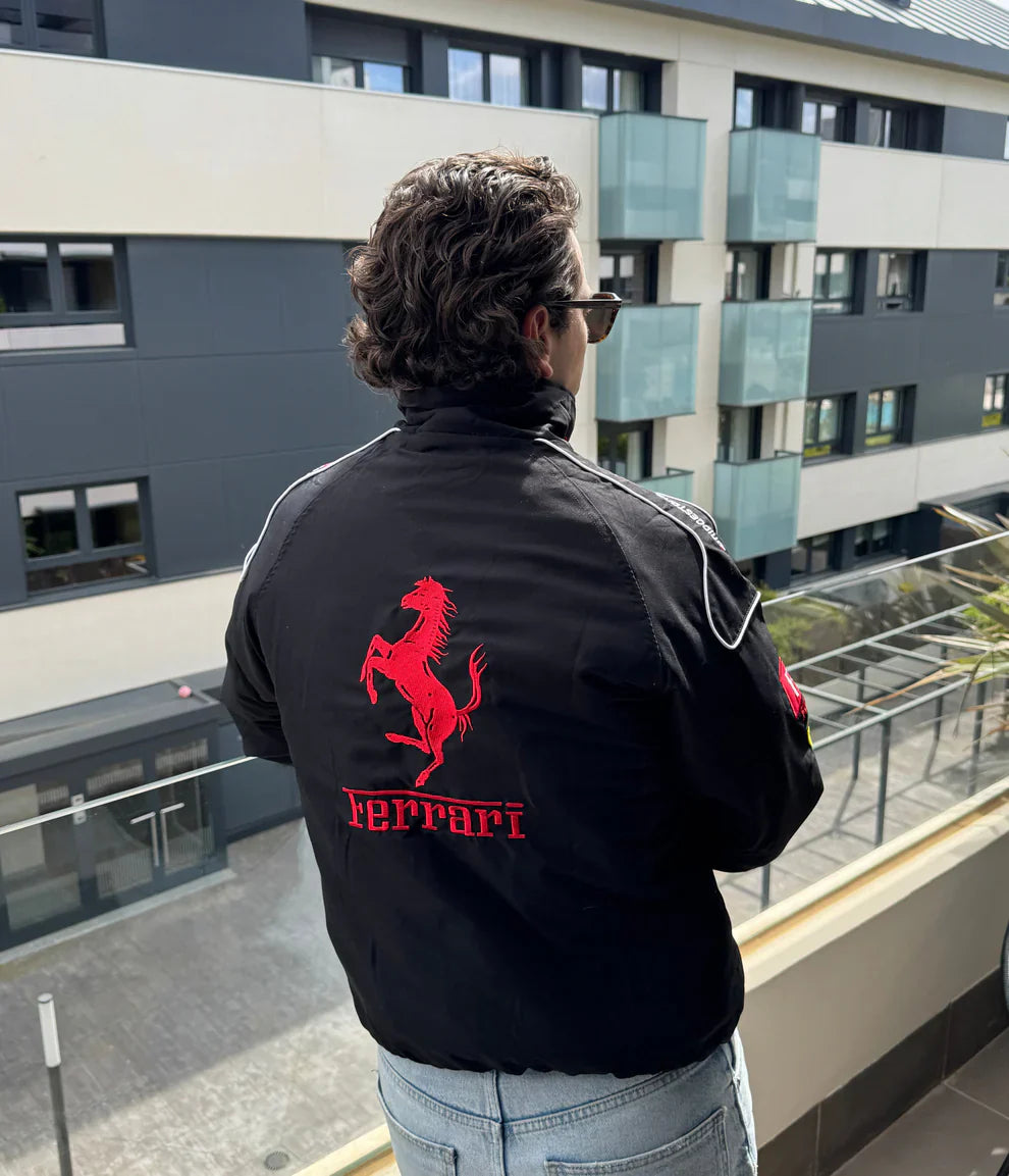 Black Racing Jacket – F1 Style