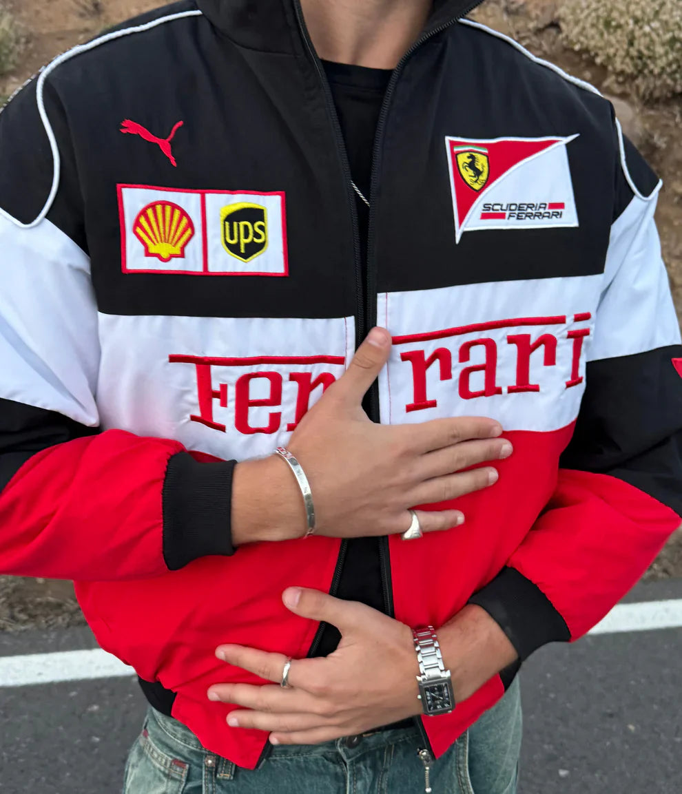 Classic Racing Jacket – F1 Style