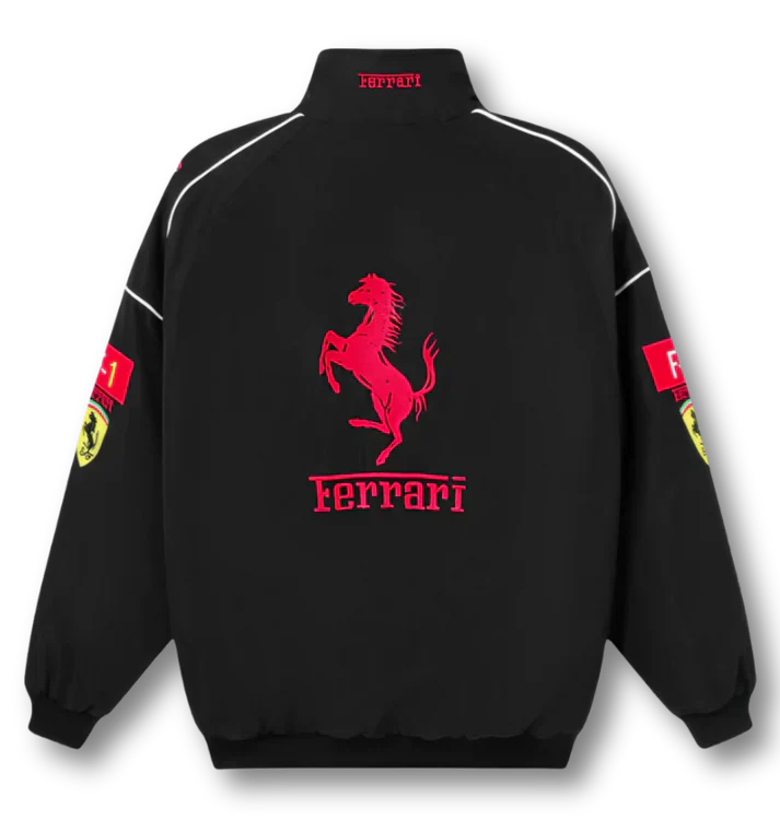 Black Racing Jacket – F1 Style