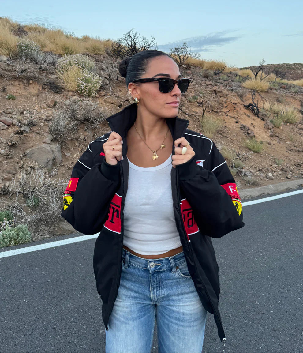 Black Racing Jacket – F1 Style