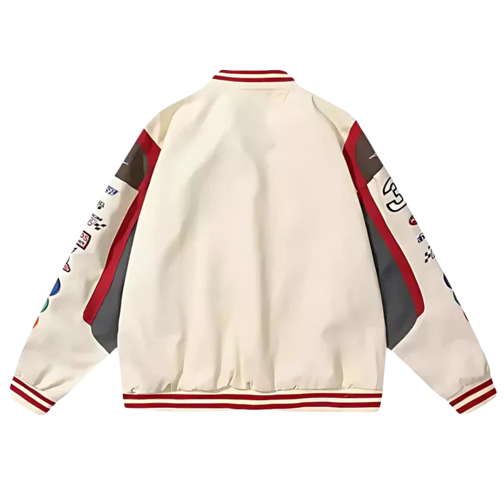 White M&M Racing Jacket