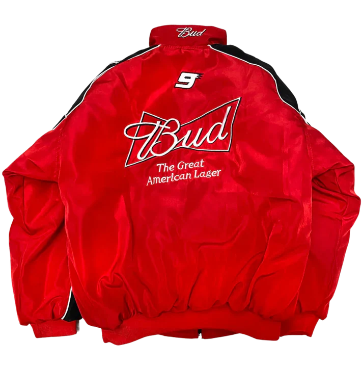 Red Budweiser Racing Jacket – Vintage Edition