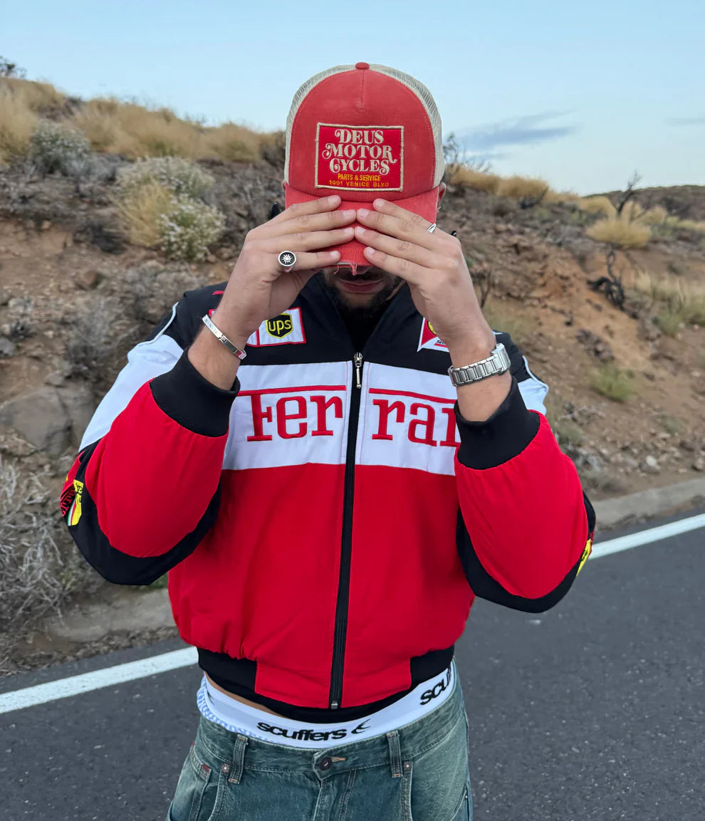 Classic Racing Jacket – F1 Style