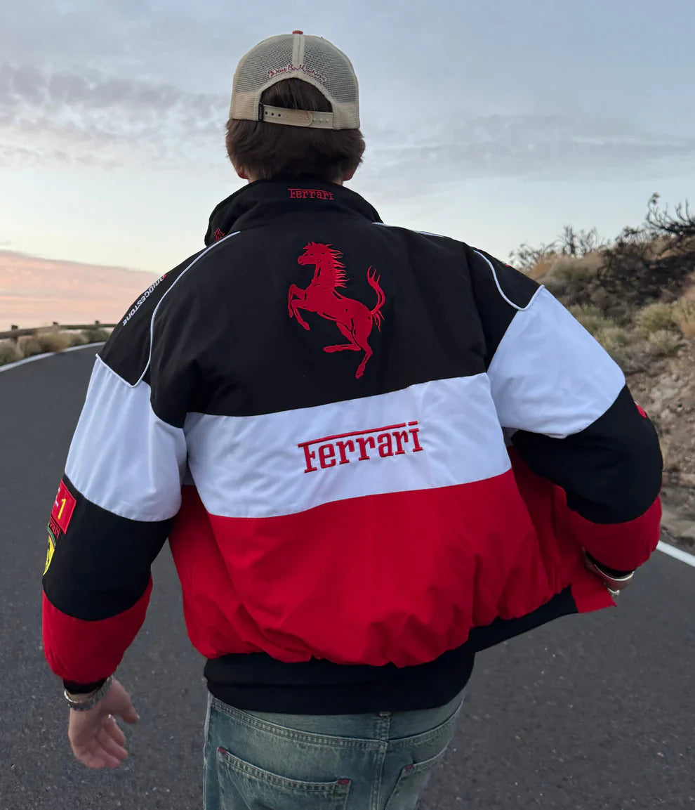 Classic Racing Jacket – F1 Style