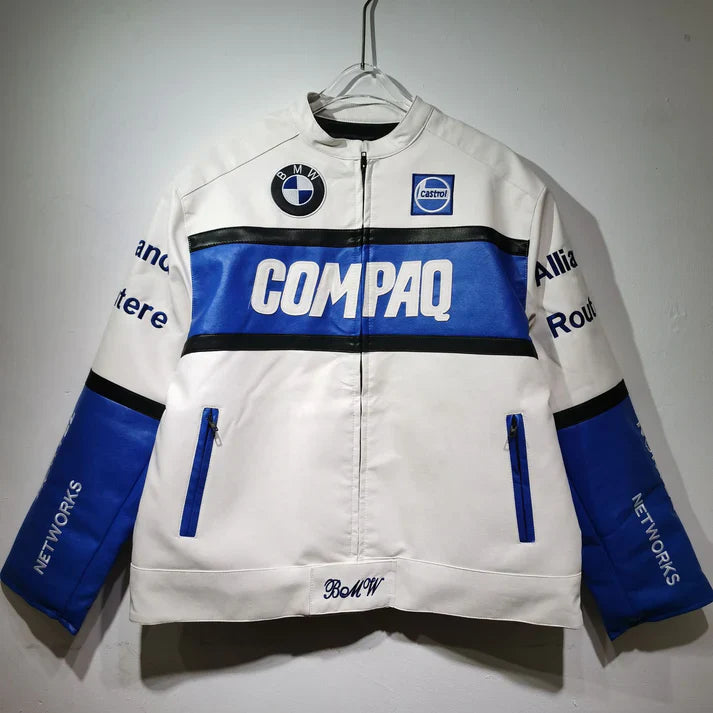 BMW Leather Racing Jacket – F1 Style
