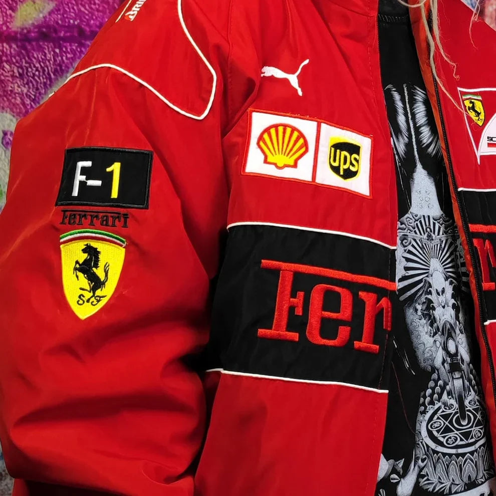 Red Racing Jacket – F1 Style