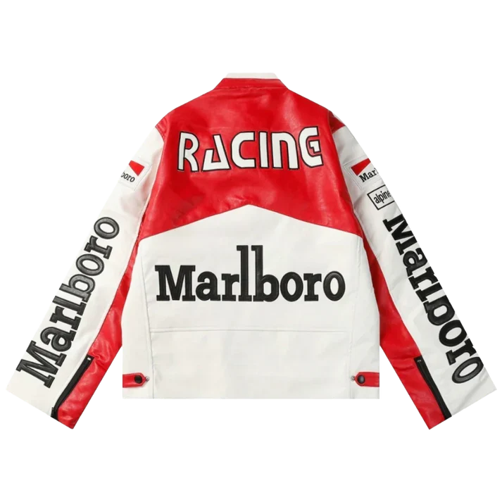 Marlboro Leather Racing Jacket