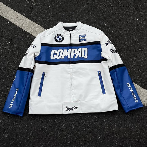 BMW Leather Racing Jacket – F1 Style