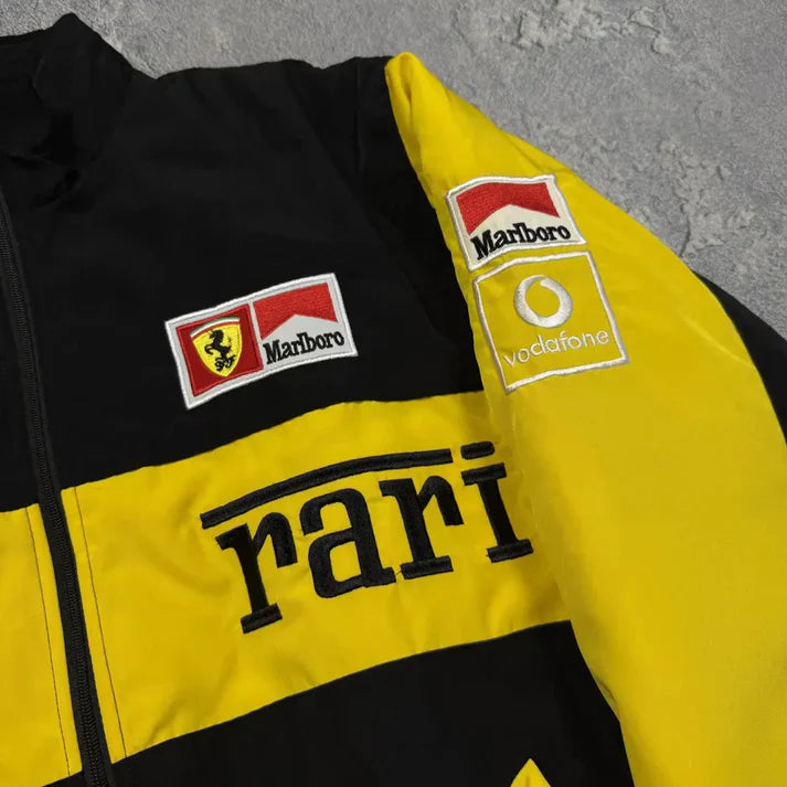 Yellow MS Racing Jacket – F1 Style