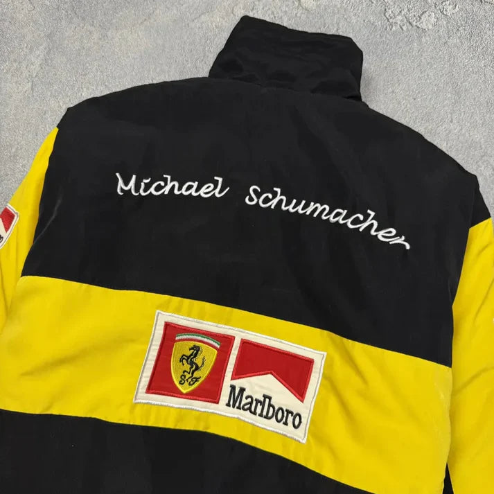 Yellow MS Racing Jacket – F1 Style