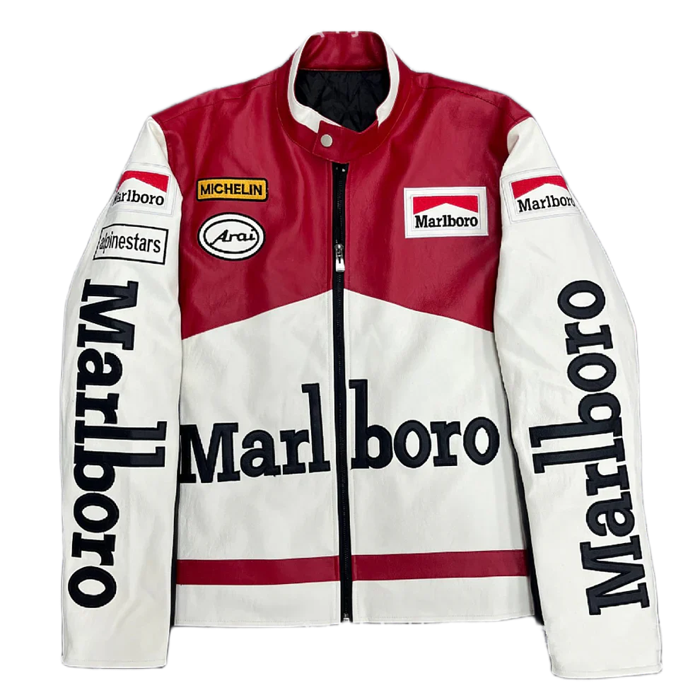 Marlboro Leather Racing Jacket