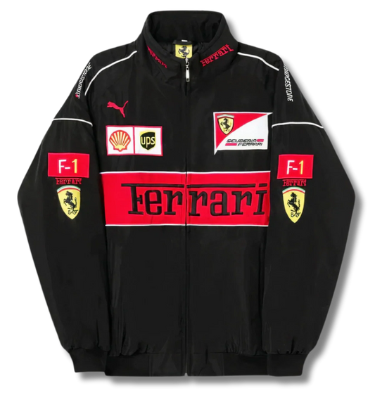 Black Racing Jacket – F1 Style