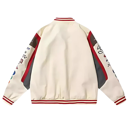 Giacca Racing M&M Bianco