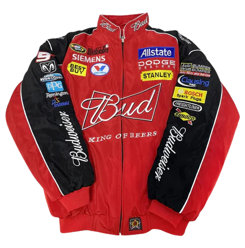 Red Budweiser Racing Jacket – Vintage Edition