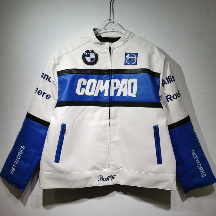 Giacca in Pelle Racing BMW – Stile F1