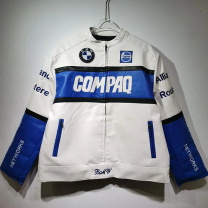 Giacca in Pelle Racing BMW – Stile F1