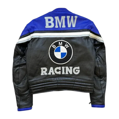 Giacca in Pelle Racing BMW – Vintage Edition