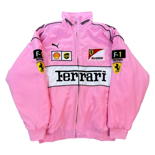 Pink Racing Jacket – F1 Style