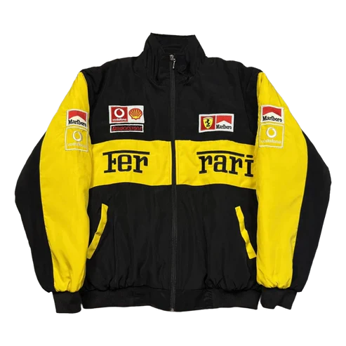 Yellow MS Racing Jacket – F1 Style