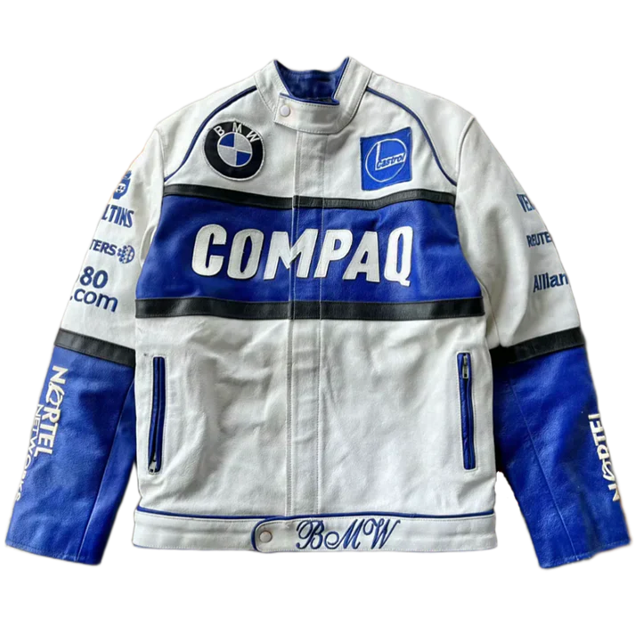 Giacca in Pelle Racing BMW – Stile F1