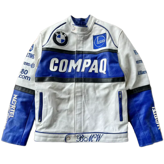 Giacca in Pelle Racing BMW – Stile F1