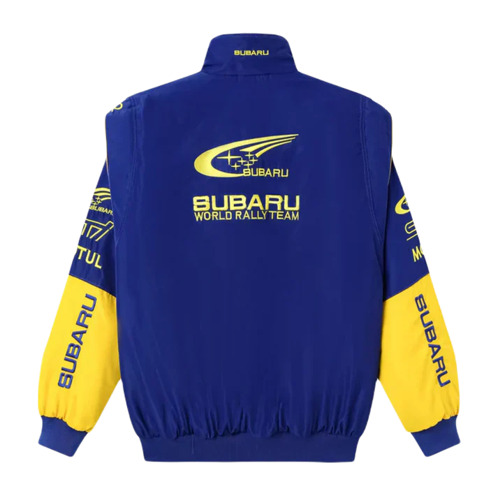 Blue Subaru Racing Jacket – Rally Edition