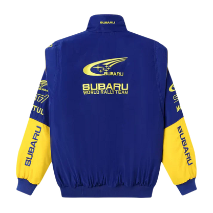Blue Subaru Racing Jacket – Rally Edition