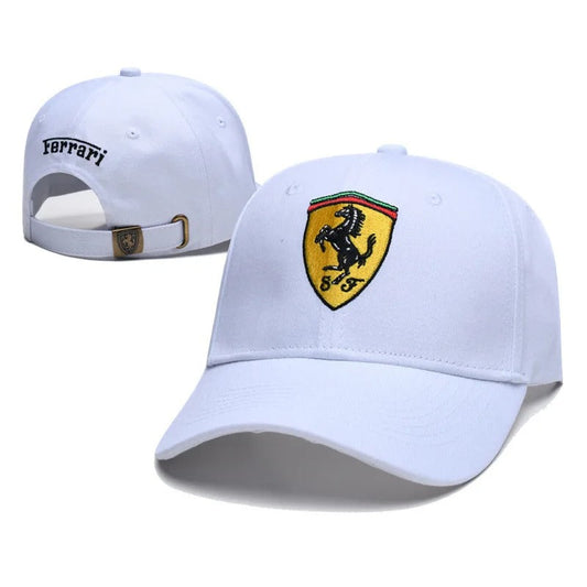 White Racing Cap – Italian Edition